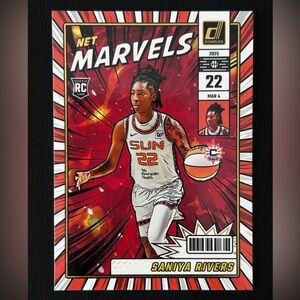 2025 Panini Donruss WNBA - Net Marvels Saniya Rivers #5 Press Proof (RC)